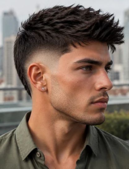 Modern Straight Burst Fade