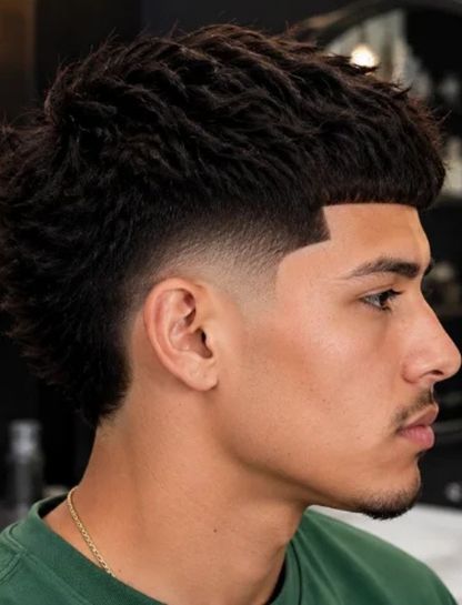 Sharp Line Up Burst Fade Edgar