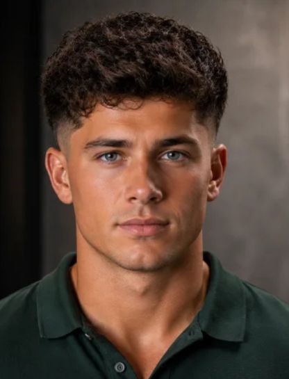Short Wavy Burst Fade