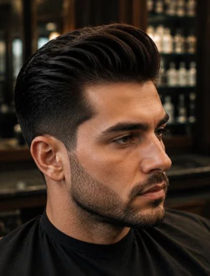Slicked Back Quiff