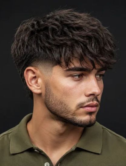 Textured Burst Fade Fringe