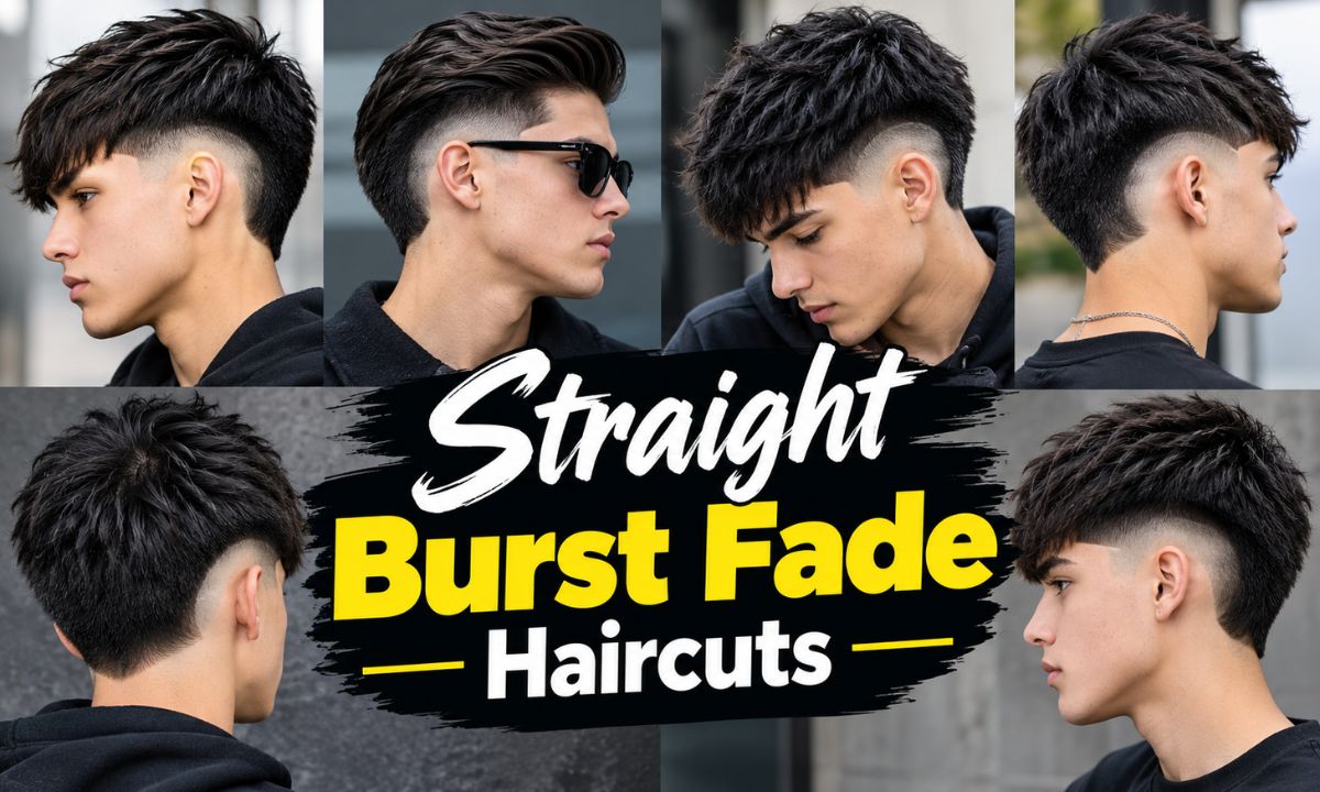 15 Straight Burst Fade Haircuts: Clean, Sharp & Modern Styles for Men in 2026