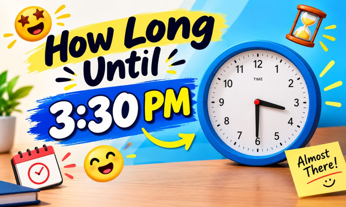How Long Until 3:30 PM? Calculate the Exact Time Easily